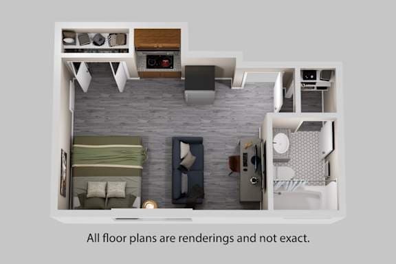 USC附近 3036 S Hoover St Apt 0207-B Studio